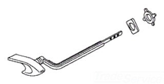 Kohler K87115CP Trip Lever Service Kit-Left 