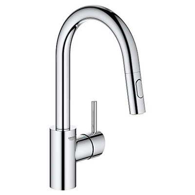 Grohe 31479001  Concetto Single-Handle Kitchen Faucet, Starlight Chrome