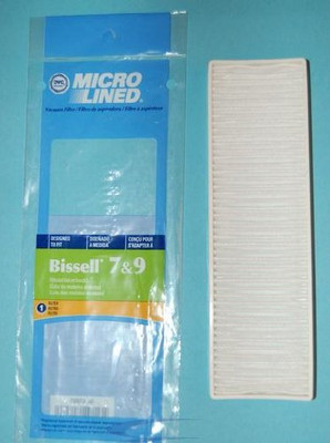 Home Care BR-1850 Filter, DVC Bissell 7/9 Exhaust HEPA 1Pk