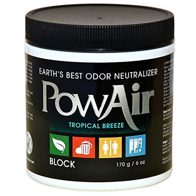 ODORCHEM MANUFACTURING CORP. CS-8425 Block, Powair Odor Neutralizer Tropical Breeze 6Oz 6 oz.