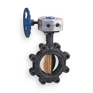 "Nibco" NLG110H LD20005 4 Lug BFV Gear OP Aluminum/Bronze