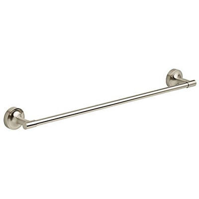 Liberty Hardware VOI24SN Franklin Brass VOI24-SN Voisin 24 inch Towel Bar Rack, Satin Nickel