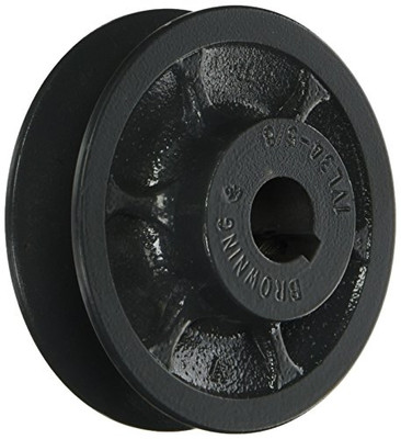Browning 1VL34X5/8 Variable Pitch Sheave, 1 Groove, Finished Bore, Cast Iron Sheave, for 3L, 4L or A, 5L or B Section Belt