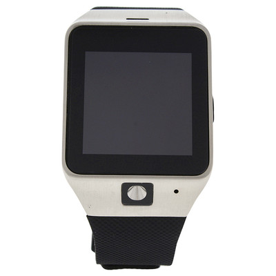 Eclock U-WAT-1072 EK-D1 Montre Connectee Silver/Black Silicone Strap Smart Watch