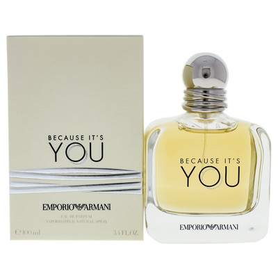 Emporio Armani I0089336 Because It's You Eau De Parfum 3.4 Ounce / 100 ml
