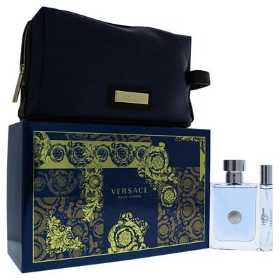 VERSACE I0086847 Pour Homme Gift Set, 3 Count