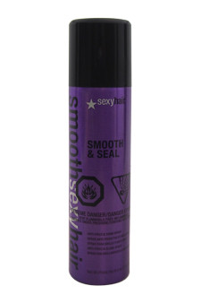 Sexy Hair U-HC-8801 Smooth and Seal Anti Frizz and Shine Spray, 6 Oz Pack of TWO (2 pack)