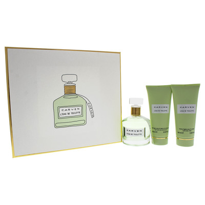 Carven W-GS-4358 LEau De Toilette Launched by the design house of . This floral woody musk fragrance has a blend of peony, sweet pea, italian lemon, wisteria, fressia, sandalwood, white woods, and musk.