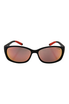 Carrera M-SG-2189 Men's CA8016S Polarized Rectangular Sunglasses, Matte Black & Red, 60 mm