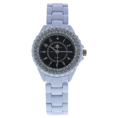 Kim & Jade W-WAT-1460 2033L-WB White Stainless Steel Bracelet Watch