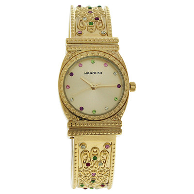 Manoush W-WAT-1539 MSHMIG Mizuna - Gold Stainless Steel Bracelet Watch