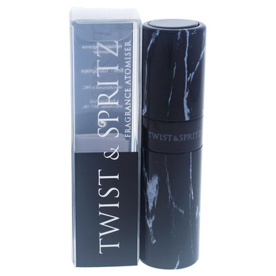Twist and Spritz Atomiser - Black Marble