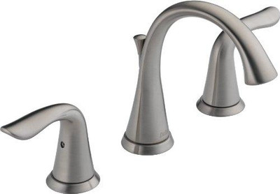 Delta 3538LF-SS  Lahara Two Handle Widespread Bathroom Faucet, Stainless