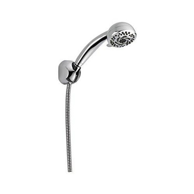Delta 55435-SS-PK Faucet Universal Showering Components, Fixed Wall Mount Hand Shower, Stainless