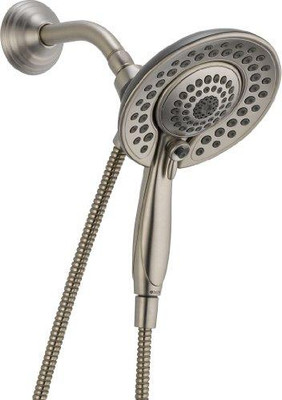 Delta 58045-SS  Universal Showering Components: In2Ition(R) Two-In-One Shower Arm Mount Shower STAINLESS
