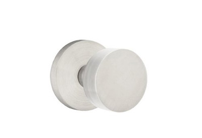 Emtek S30002RNKSS Dummy, Disk Rosette, Round Knob, Brushed Stainless Steel