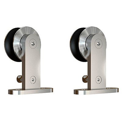 National Hardware N187074 N187-074 Sliding Door Hardware Top Mount Hangers, 0, Stainless Steel