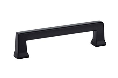 Emtek 86427US19 86427 Alexander Cabinet Pull Flat Black (8" Centers)