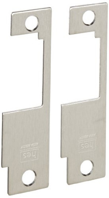 H.E.S. 851M630 H.E.S. Stainless Steel 851M Faceplate for 8500 Series Electric Strikes for Sargent Mortise Locksets, Satin Stainless Steel Finish