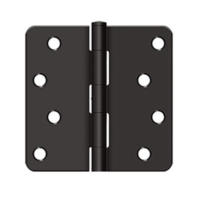 Deltana S44R4N10B  - Steel Hinge 4 X 4 X 1/4 R NRP US10B
