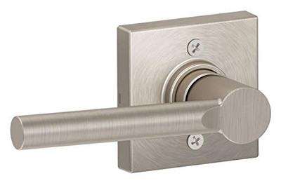 SCHLAGE J170BRW619COL  Brentwood Non-Turning One-Sided Dummy Door Lever with Decorative Colton Trim from The J-Series