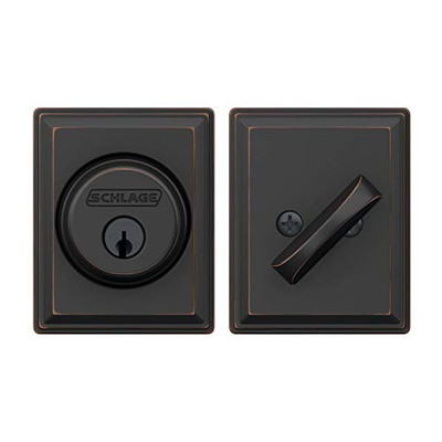 SCHLAGE B60GDV716  Single Cylinder Keyed Entry Grade 1 Deadbolt with Decorative Grandville Rose from The B-Series
