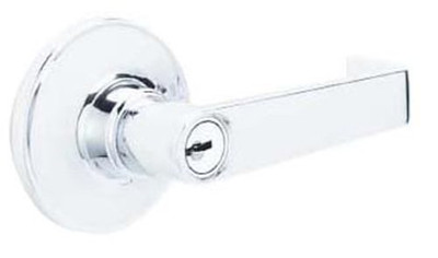 SCHLAGE J54MAR625 Dexter by  Marin Keyed Entry Lever, Bright Chrome