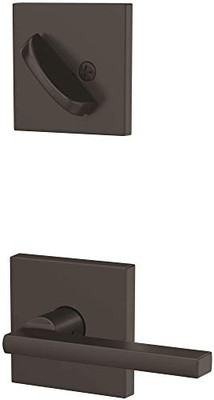 SCHLAGE FC59LAT622COL  Custom Latitude Single Cylinder Sectional Interior Pack with Collins Rose