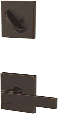 SCHLAGE FC59NBK716COL  Custom Northbrook Single Cylinder Sectional Interior Pack with Collins Rose - Exterior Handleset Sold Separately