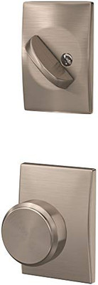 SCHLAGE FC59BWE619CEN  Custom Bowery Single Cylinder Sectional Interior Pack with Century Rose