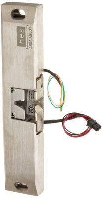H.E.S. 9600630LBM H.E.S. 10260407 9600 Series Electric Strike, Satin Stainless, 12 or 24V DC, Latchbolt Monitor