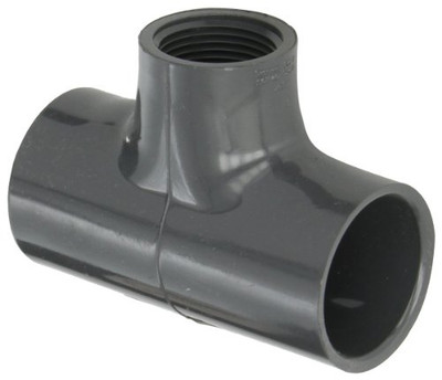 SPEARS 402-168 1-1/4X1-1/4X1 SST TEE S40 PVC (25/BX)