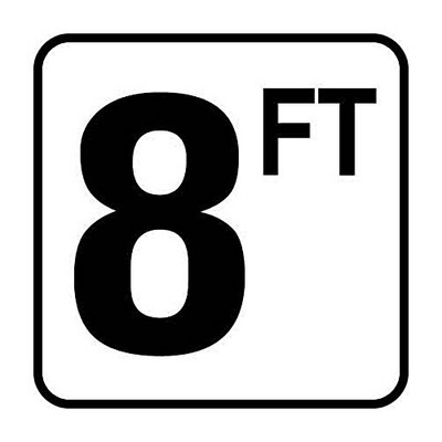 V620080 8FT VINYL NONSKID DEPTH TILE (STICK-ON)