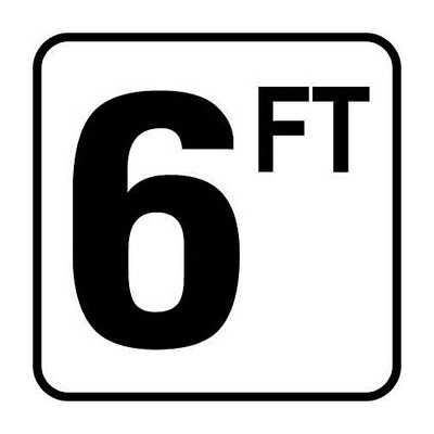 V620060 6FT VINYL NONSKID DEPTH TILE (STICK-ON)