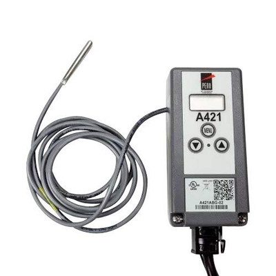 JOHNSON CONTROLS 317624 Electronic Single Stage Temperature Control, 120/2 VAC, UL TYPE 1, IP20, SPDT, Single