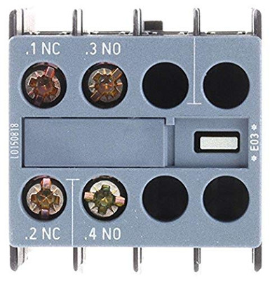 SIEMENS 3RH2911-1HA11 Industrial Controls FRNT MTD AUX CONTCT 20a NO/NC