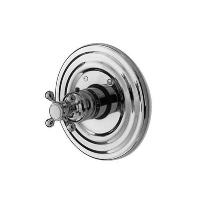 Ginger USA N3-924TR/26 Brass 3-924TR Astor Collection Single Handle Round Thermostatic Valve Tr, Polished Chrome