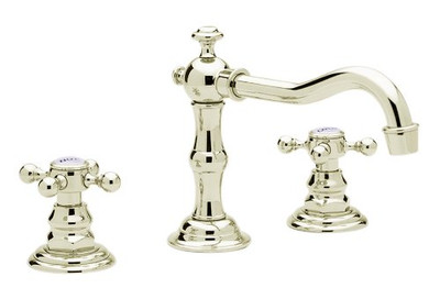 Ginger USA N930/15 Brass 930 Series Widespread Lavatory Faucet, Polished Nickel