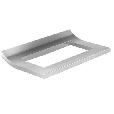 Ginger USA N37-09/26 Brass 37-09 Secant Solid Brass Towel Ring, Polished Chrome