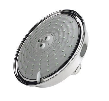 Ginger USA N2144/26 Brass 2144 Traditional Multi Functional Shower Head with Five Spray Mode, Polished Chrome
