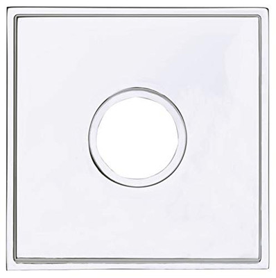 Baldwin R050260PV Baldwin R050.PV Hollywood Hills Estate Square Rosette for Privacy Functions - Pa, Polished Chrome