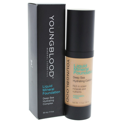 Youngblood W-C-11918 Liquid Mineral Foundation - 1 Oz, Color Golden Tan