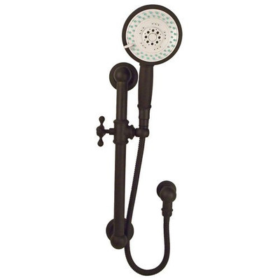 Ginger USA N280E/10B Brass Traditional 36-Inch Slide Bar Handshower Kit, Oil Rubbed Bronze