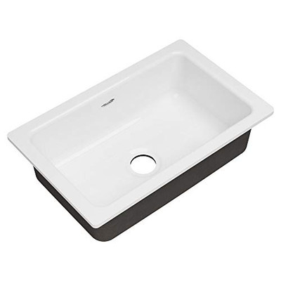 American Standard Delancey 30X19 Um Sb Kitchen Sink Brilliant White 77SB30190308