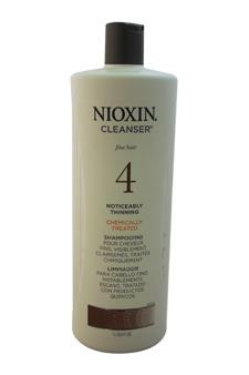Nioxin U-HC-2182 System 4 Cleanser For Fine Chemically Enh. Noticeably Thinning Hair 33.8 oz Cleanser Unisex
