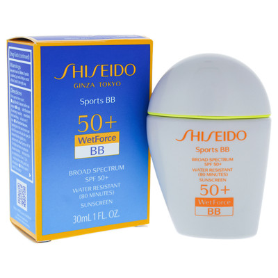 Shiseido W-SC-4596 Sports Bb Wetforce Spf 50 - Dark By for Women - 1 Oz Sunscreen, 1 Oz