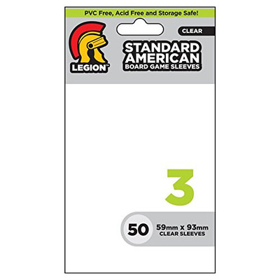 DP: Boardgame: Std. American Cl (50) LegionSupplies LGNBGSSA3