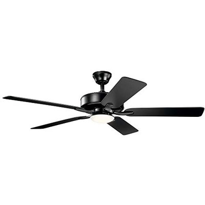 Kichler 52in. Basics Pro Designer LED Fan Satin Black 330019SBK
