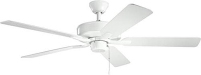 Kichler 52in. Basics Pro Patio Fan White 330015WH