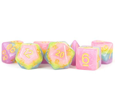 Metallic Dice Games LIC613 7-Set: Pastel Fairy